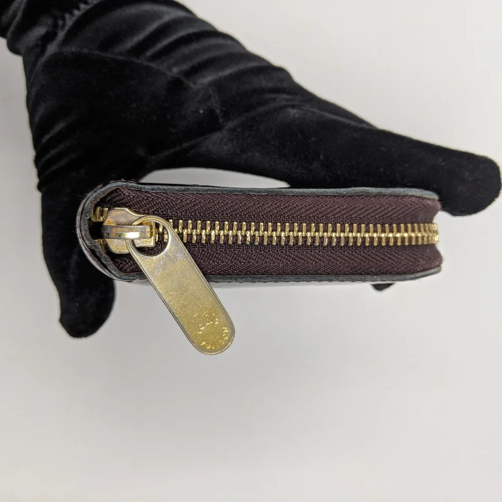 Louis Vuitton Monogram Vernis amaranth wallet zip - Picture 8 of 15